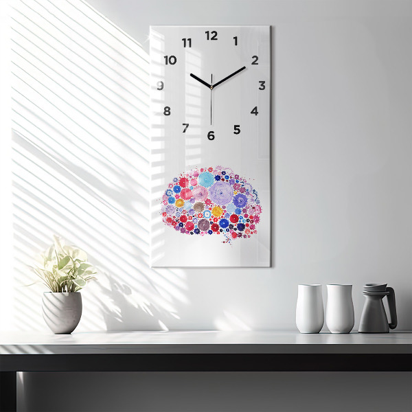 Orologio verticale Illustrazione astratta colorata