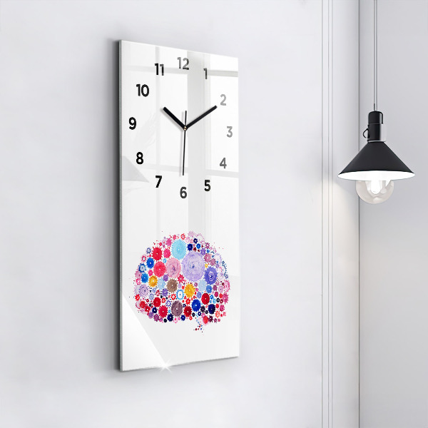 Orologio verticale Illustrazione astratta colorata