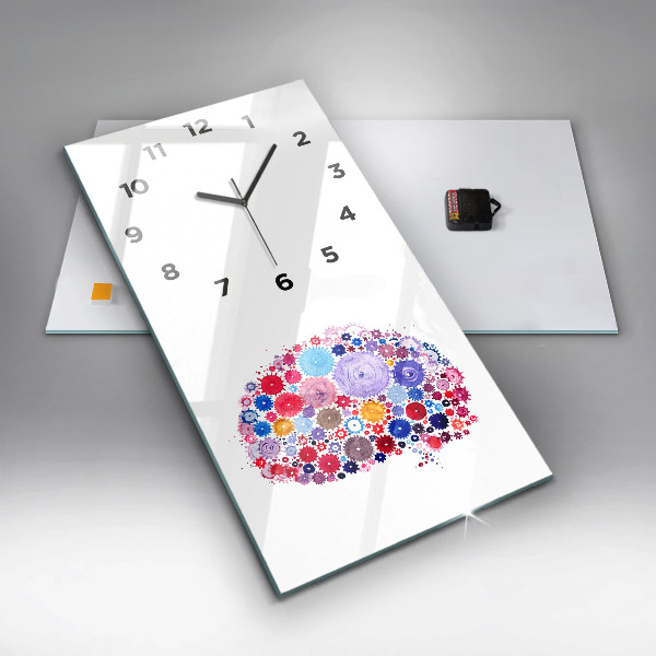 Orologio verticale Illustrazione astratta colorata