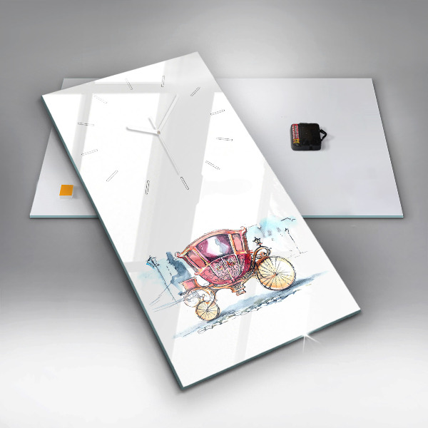 Orologio verticale L'antica carrozza della regina