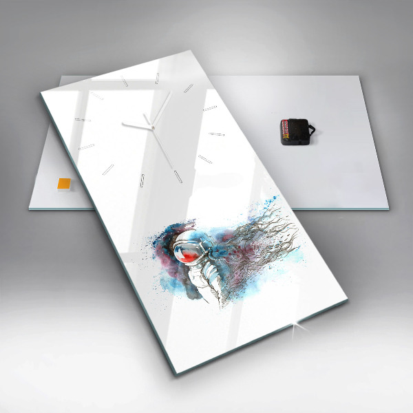 Orologio verticale Astrazione astronauta