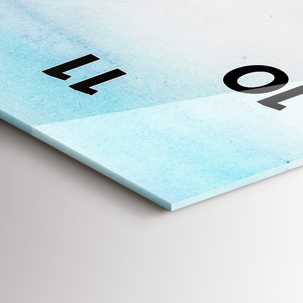 Orologio verticale Paesaggio dipinto di Parigi