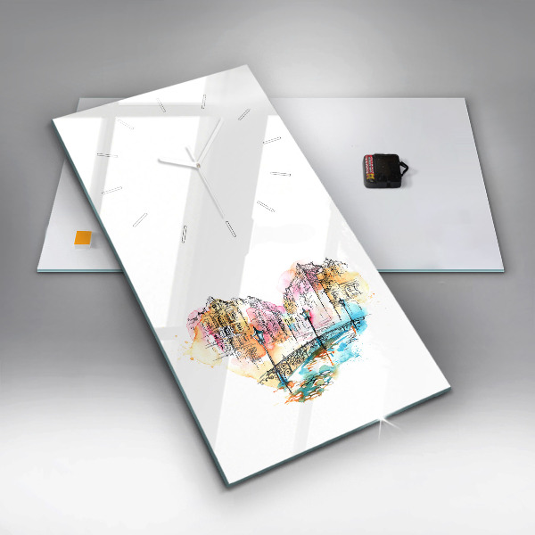 Orologio verticale Architettura dipinta