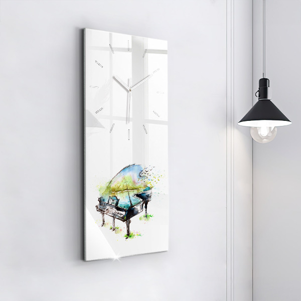Orologio verticale Illustrazione 4 stagioni