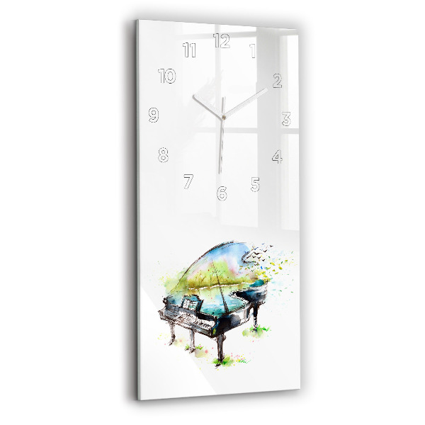 Orologio verticale Illustrazione 4 stagioni
