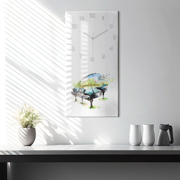 Orologio verticale Illustrazione 4 stagioni