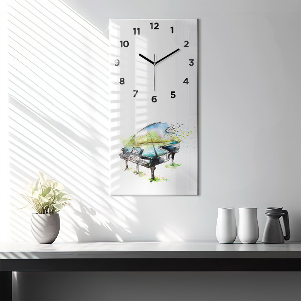 Orologio verticale Illustrazione 4 stagioni