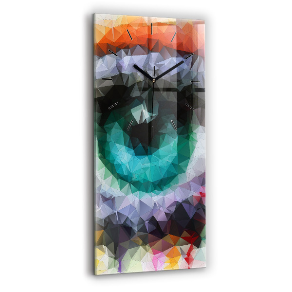 Orologio verticale Occhio umano colorato