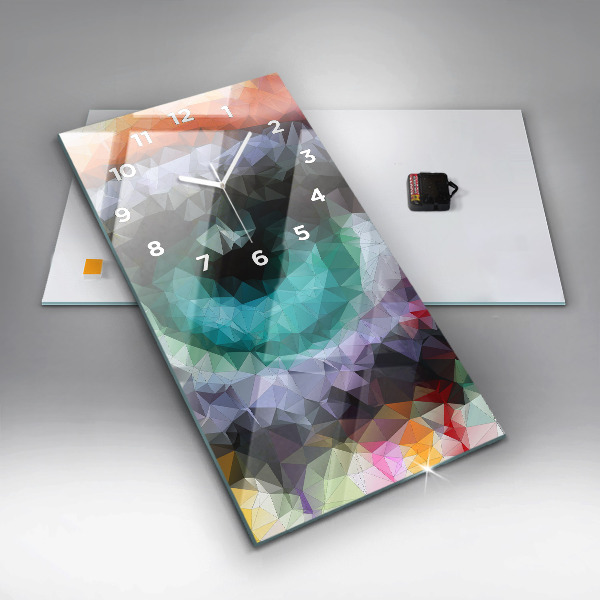 Orologio verticale Occhio umano colorato