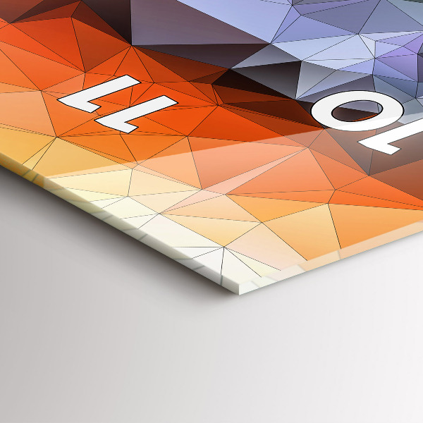 Orologio verticale Occhio umano colorato