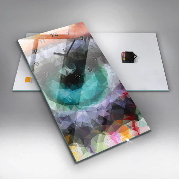 Orologio verticale Occhio umano colorato