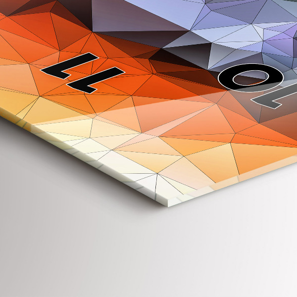 Orologio verticale Occhio umano colorato