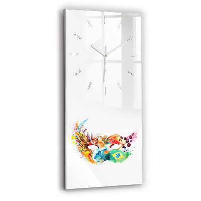 Orologio verticale Cultura - Bandiera brasiliana