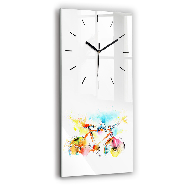 Orologio verticale Bici dipinta
