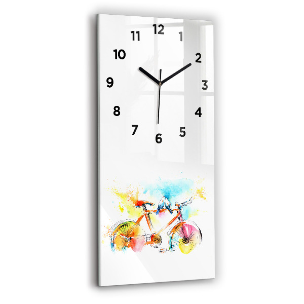 Orologio verticale Bici dipinta