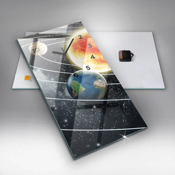 Orologio verticale Il sistema solare