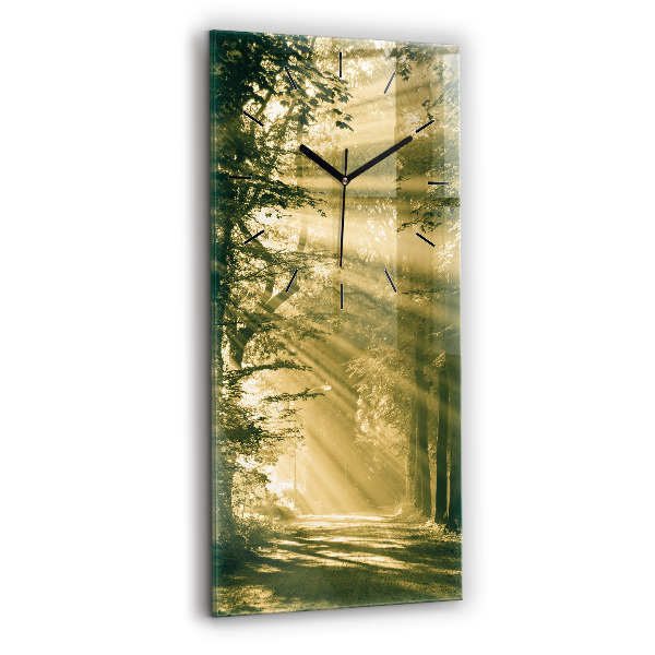 Orologio verticale Foresta dei raggi del sole