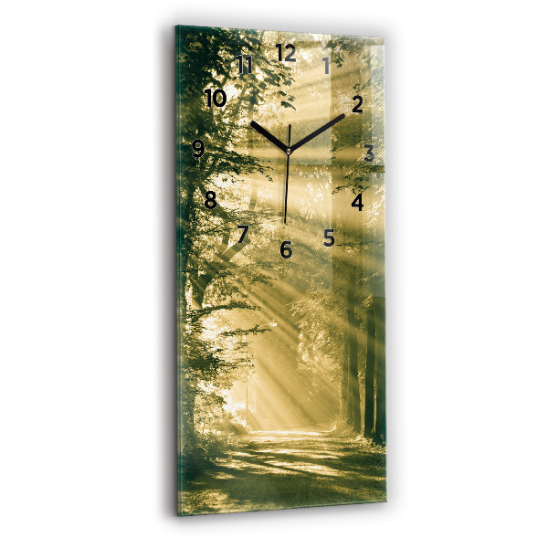 Orologio verticale Foresta dei raggi del sole