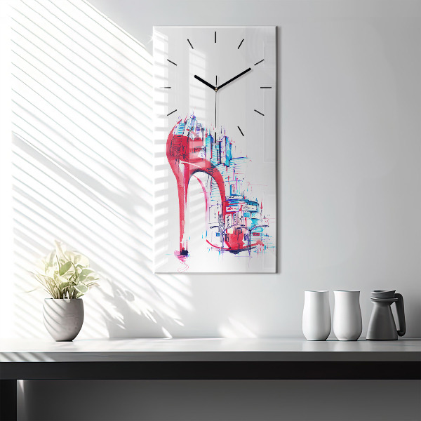 Orologio verticale Tacco rosso
