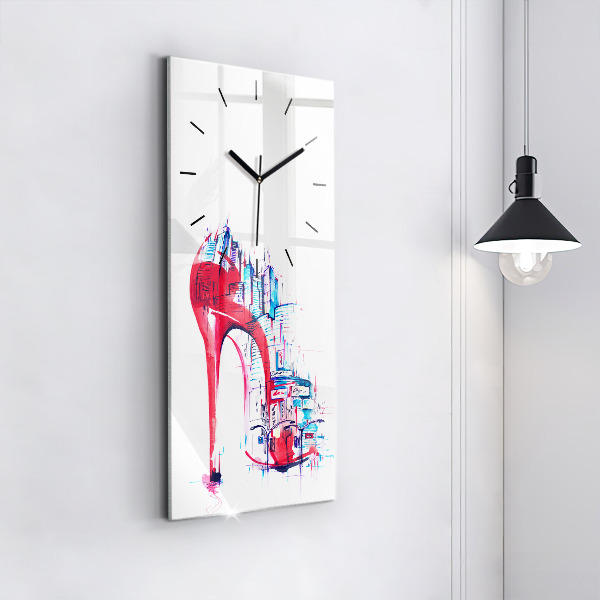 Orologio verticale Tacco rosso
