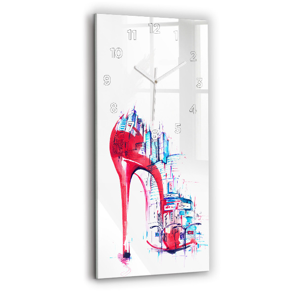 Orologio verticale Tacco rosso