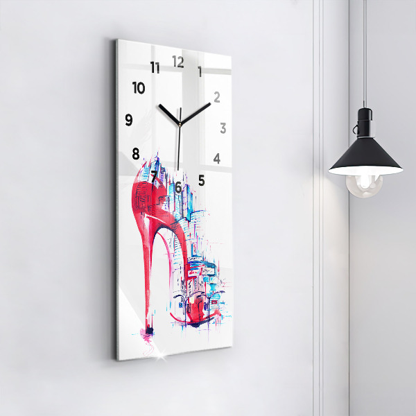 Orologio verticale Tacco rosso