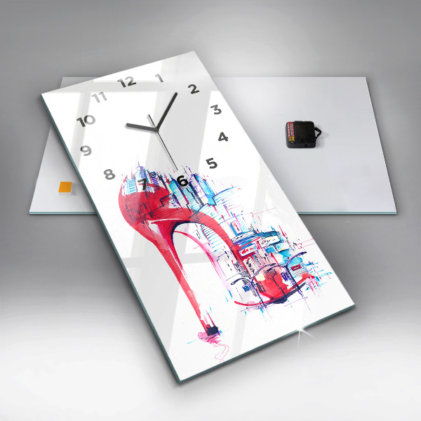Orologio verticale Tacco rosso