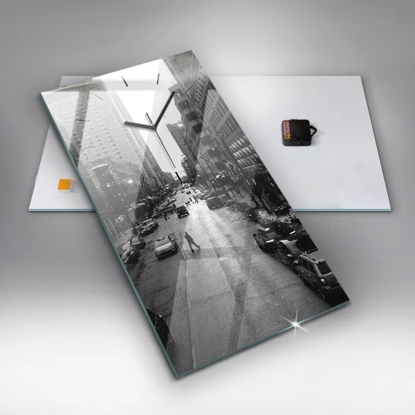 Orologio verticale Strade della città di Chicago