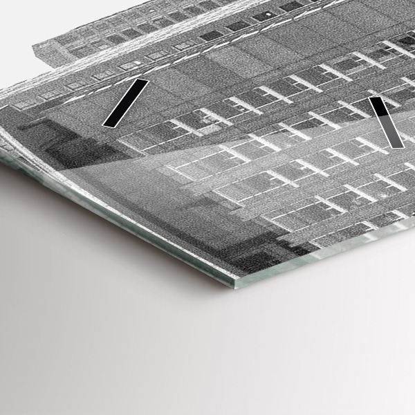 Orologio verticale Strade della città di Chicago