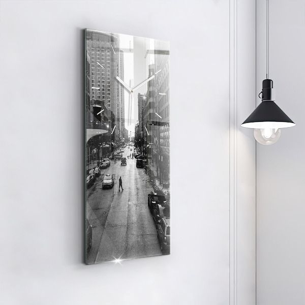 Orologio verticale Strade della città di Chicago