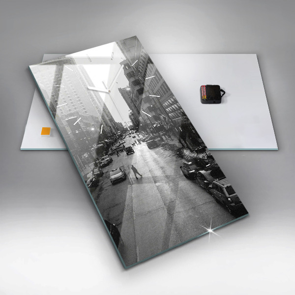 Orologio verticale Strade della città di Chicago