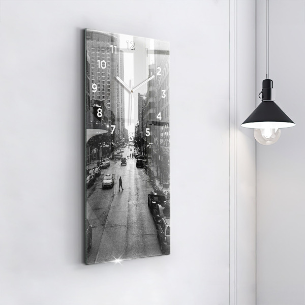 Orologio verticale Strade della città di Chicago