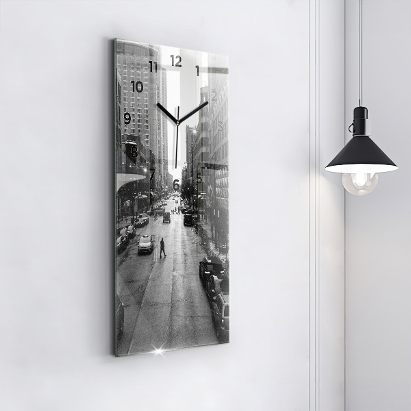 Orologio verticale Strade della città di Chicago