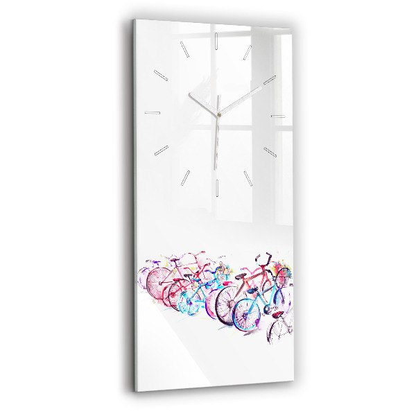 Orologio verticale Biciclette cittadine colorate