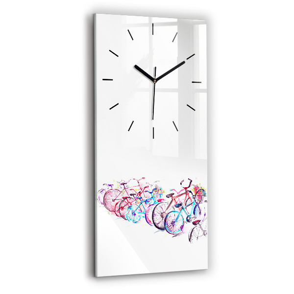 Orologio verticale Biciclette cittadine colorate