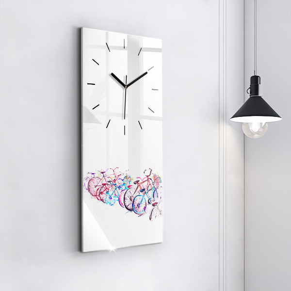 Orologio verticale Biciclette cittadine colorate