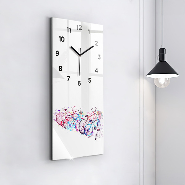 Orologio verticale Biciclette cittadine colorate