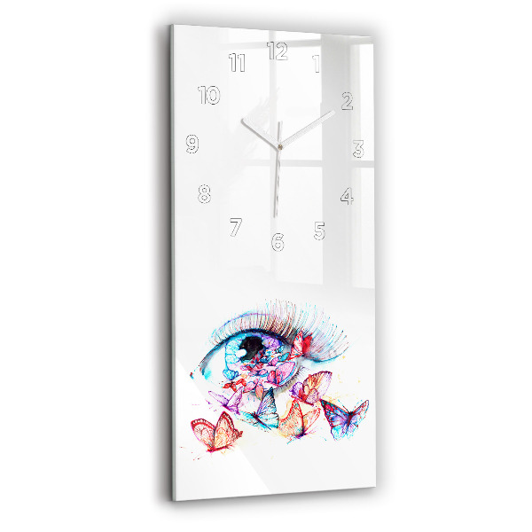 Orologio verticale Occhio di farfalla colorato