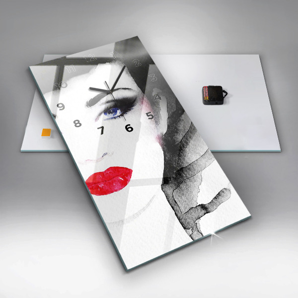 Orologio verticale Ritratto di una donna