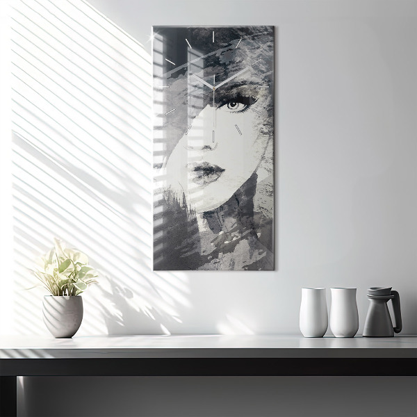 Orologio verticale Donna - acquerelli