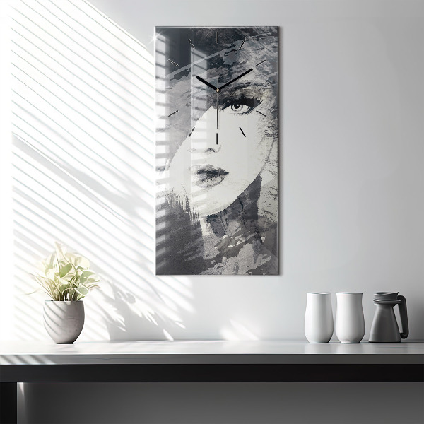 Orologio verticale Donna - acquerelli