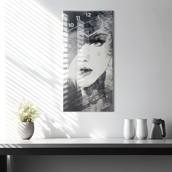 Orologio verticale Donna - acquerelli