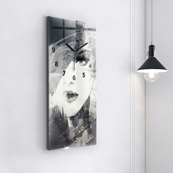 Orologio verticale Donna - acquerelli