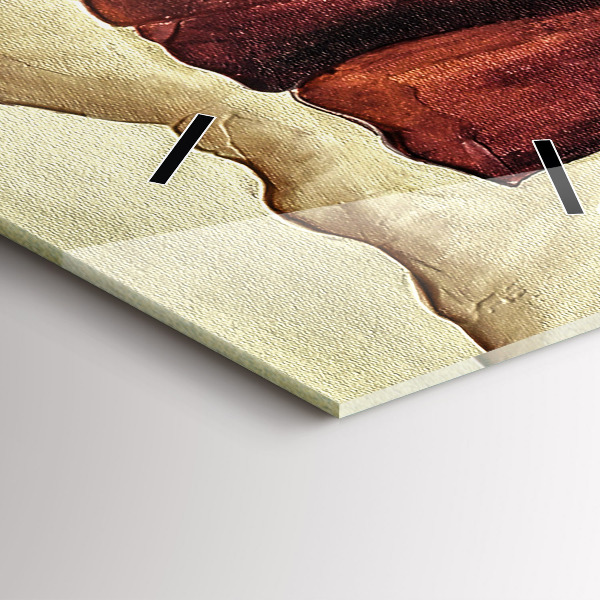 Orologio verticale Papaveri dipinti