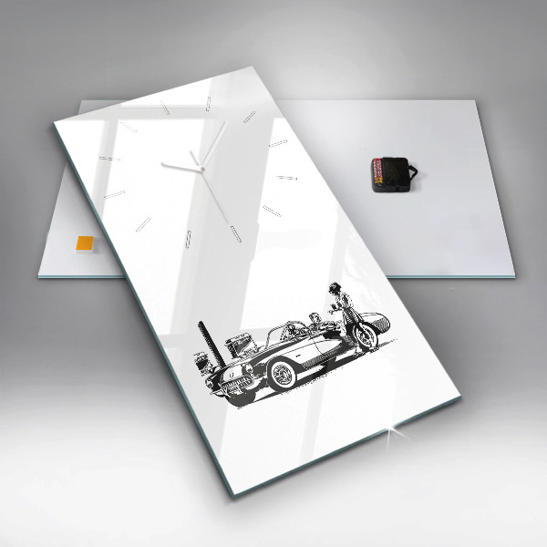 Orologio verticale Illustrazione retrò