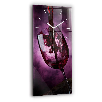 Orologio verticale Bicchiere da vino