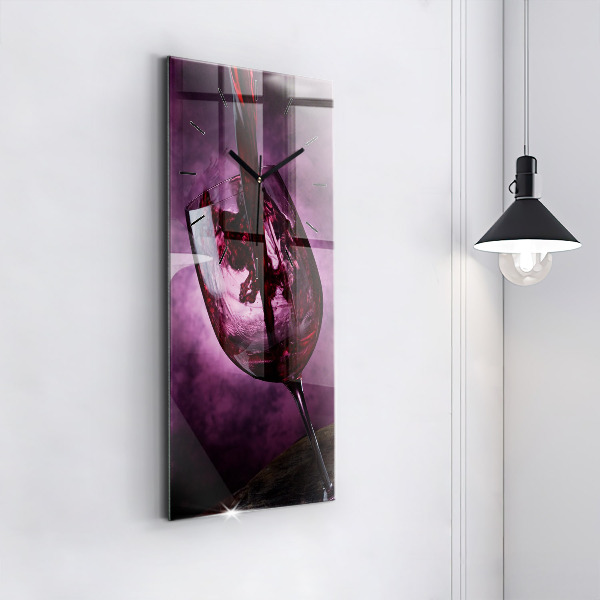 Orologio verticale Bicchiere da vino