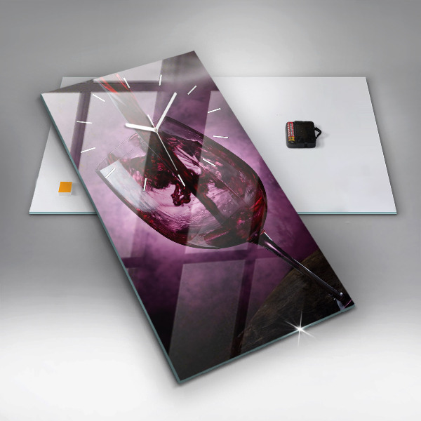 Orologio verticale Bicchiere da vino