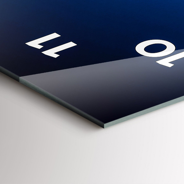 Orologio verticale Aereo e nuvole