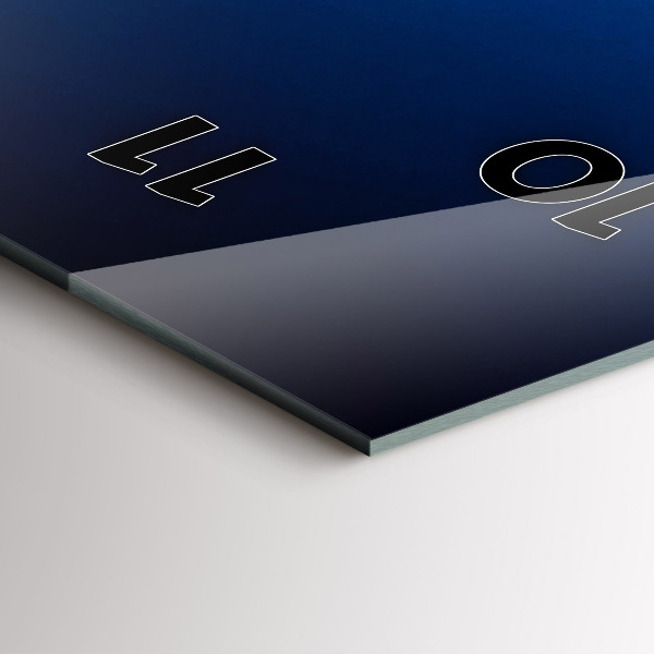 Orologio verticale Aereo e nuvole